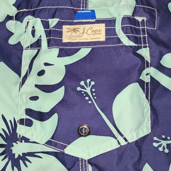 J.Crew Mens Tropical 9" Board Trunks - Picture 4 of 15